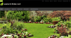 Desktop Screenshot of lawnsinorder.com